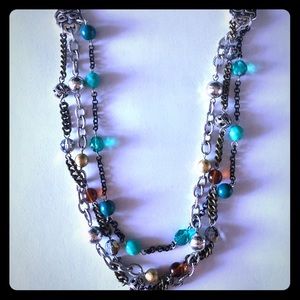 🌺 Brighton Three-Layered Necklace